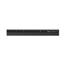 Midori (42256006) - Regla de aluminio (15 cm), color negro