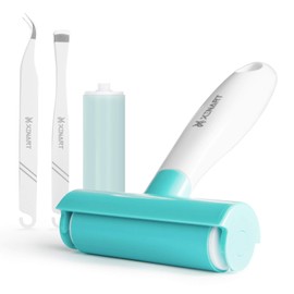 XINART Rubber Brayer Roller for Cricut/Silhouette/Brother Mats Remover Vinyl Paper Crafts, Washable Sticky Lint Rollers Tool Remover for Clothes/Furniture/Carpet/Couch