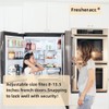 Fridge Freezer Refrigerator Cabinet Lock Latch, (2 Packs) Adjustable French