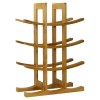 Bamboo Wine Rack 12 Bottle Natural Wood Modern Design Home