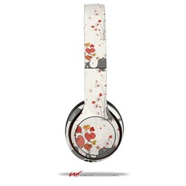 Elephant Love - Decal Style Skin fits Genuine Beats Solo 2 Wired Headphones (Headphones NOT Included)