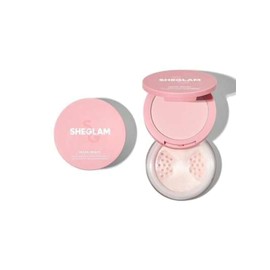 Duo de polvos fijadores para rostro y contorno de ojos Insta-Ready: Bubblegum 2 en 1, control de aceite iluminador rosado