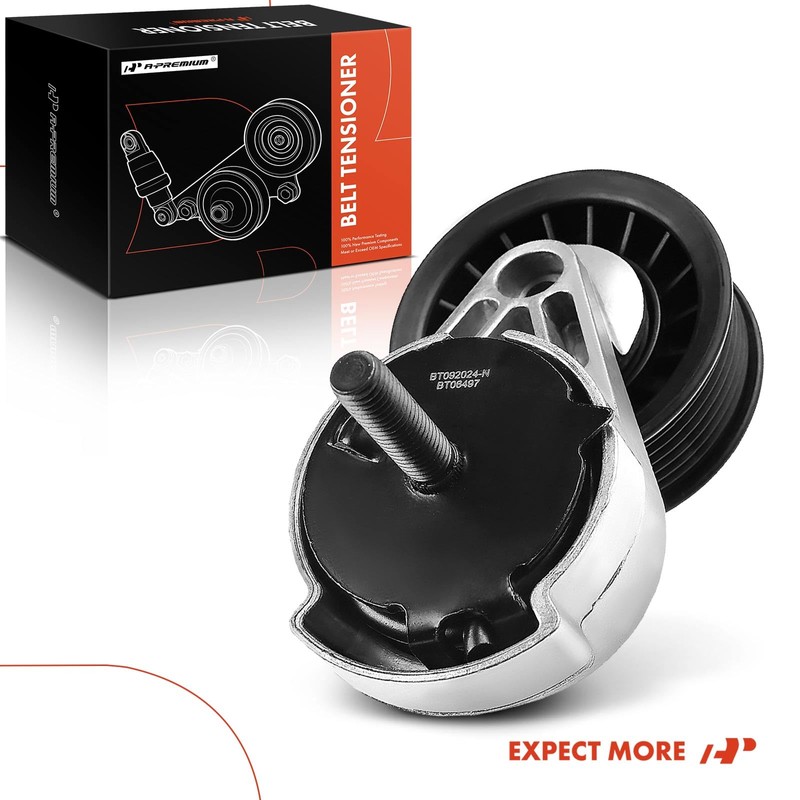 A-Premium Belt Tensioner Assembly with Pulley Compatible with Dodge Ram