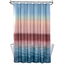 SKL Home Ombre Sunset Shower Curtain for Bath & Gift, Multi