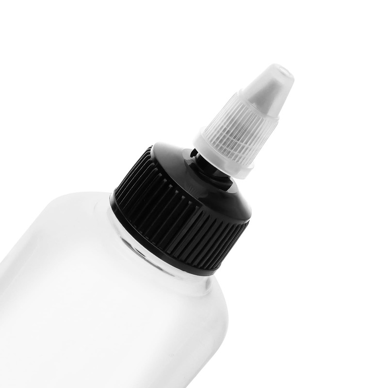 KOHAND 20 Pack 180ML/6OZ Clear Plastic Squeeze Dispensing Bottles with