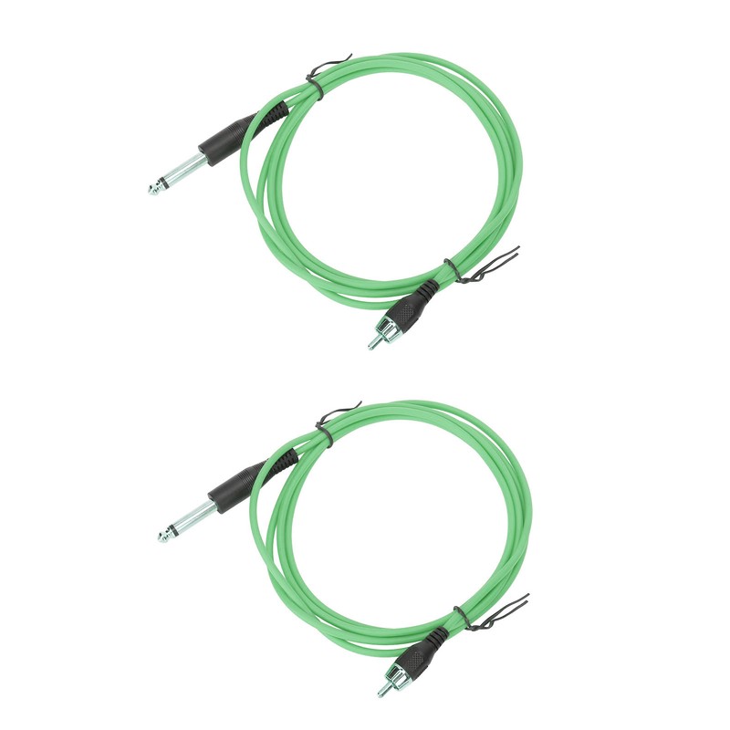 2pcs 5.9ft Tattoo Clip Cords RAC Interface Professional Copper Silicone