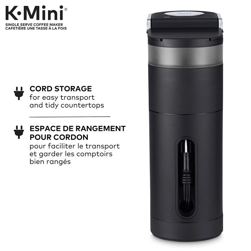 Matte Black Hot Beverage K-Mini Dispenser