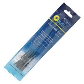 Dapetz ® Pack Of 10 Scroll Saw Blades 10 TPI and 130mm Long Pin End Cutting Plastic Wood Metal Alternate Off-Set Teeth Cutting Length 3mm Wide X 0.4mm Thick.