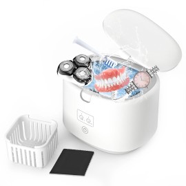 UNOISETION Professional Ultrasonic Jewelry Cleaner with Timer, Portable Cleaning Machine