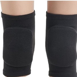 Plus Nao Knee Supporters, Set of 2, Women's, Men's, Kids, Juniors, Breathable, Anti-Slip, Injury Prevention, Knee Fixed, Sports, Volleyball, Da-Black x M
