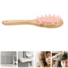 FOMIYES 2pcs Handle Scalp Massaging Brush for Women Soft Bristles