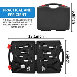12 Pcs Reversible Spray Nozzle Tips,Airless Spray Nozzles Tips,Airless Spray Gun Nozzle and Nozzle Tips Storage Box. (109, 213, 311, 315, 411, 415, 517, 523, 621, 623)