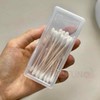 Portable Cotton Swab and Cotton Pad Organizer Case Cotton Swab Holder 6ea