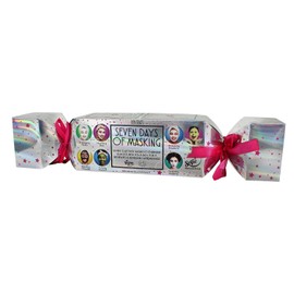 Skin Treats Seven Days of Masking Christmas Cracker Gift Set | Dual Acton Clay Masks | Bentonite & Kaolin Clay | Rejuvenates & Nourishes | Vegan | Not Tested On Animals