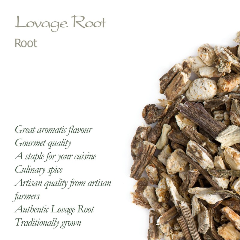 Lovage Root Dried - Lovage Roots - Levisticum Officinale 100g