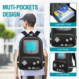 Tongtai School Backpack For Boys,Kids Game Backpack Elementary Middle School Student Bookbag For Boy Children Teens Ages 6-12
