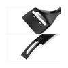 QWORK® Metal Leather Skiver and Curved Shape Safety Beveler Skiver,