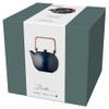 BITZ Dark Blue Stoneware/Ceramic Teapot 1.2 Litre Height 20 cm