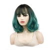 PACKOVE 1pc Women Curly Wig Short Gradient Cosplay Hairpiece for