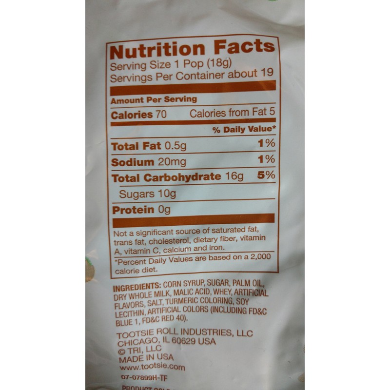 Tootsie Caramel Apple Pops 11.78 oz Big Bag Lollipops Gluten
