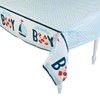 Fun Express Nautical Boy Baby Shower Plastic Tablecloth - Party