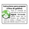 D´Gari Polvo para preparar gelatina con agua sabor grosella 720