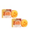 2pcs Natural Exfoliating Soap – Gourd Loofah, Turmeric, Essential Oils,
