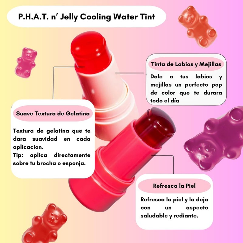tinta P.H.A.T n' Jelly Cooling Water Tint Berry Bomb Italia