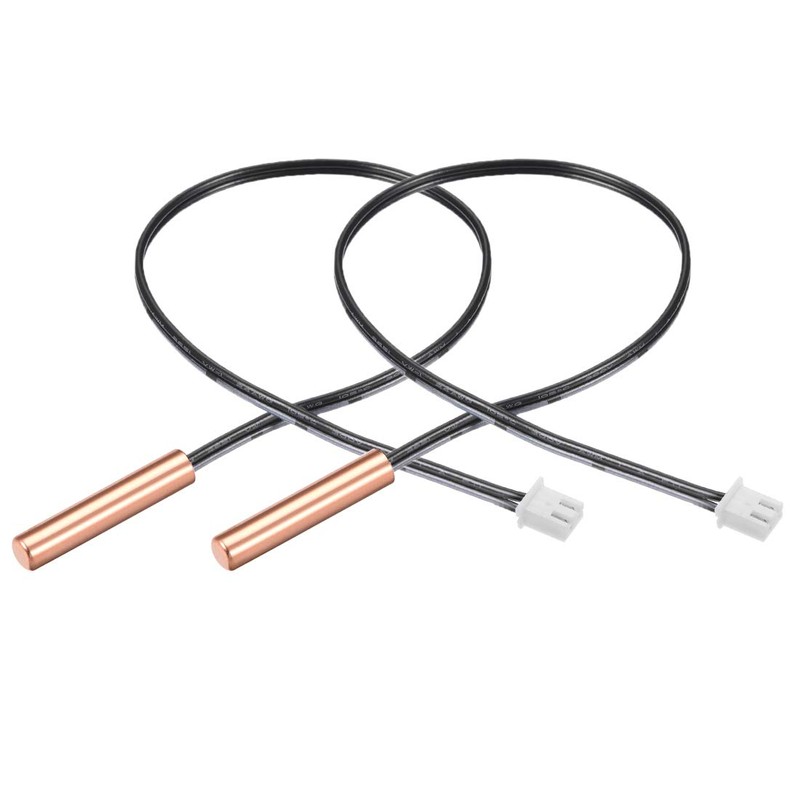 uxcell 2 Pcs 10K NTC Thermistor Probe 15.7 Inch Copper