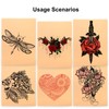 DEAYOU 16 Pcs 3MM Tattoo Practice Skins, Thick Fake Tattoo