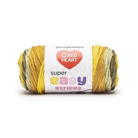 Red Heart Super Easy Wheat Field Yarn - 3 Pack of 198g / 7oz - Acrylic - #6 Super Bulky - 189 Yards - Knitting/Crochet
