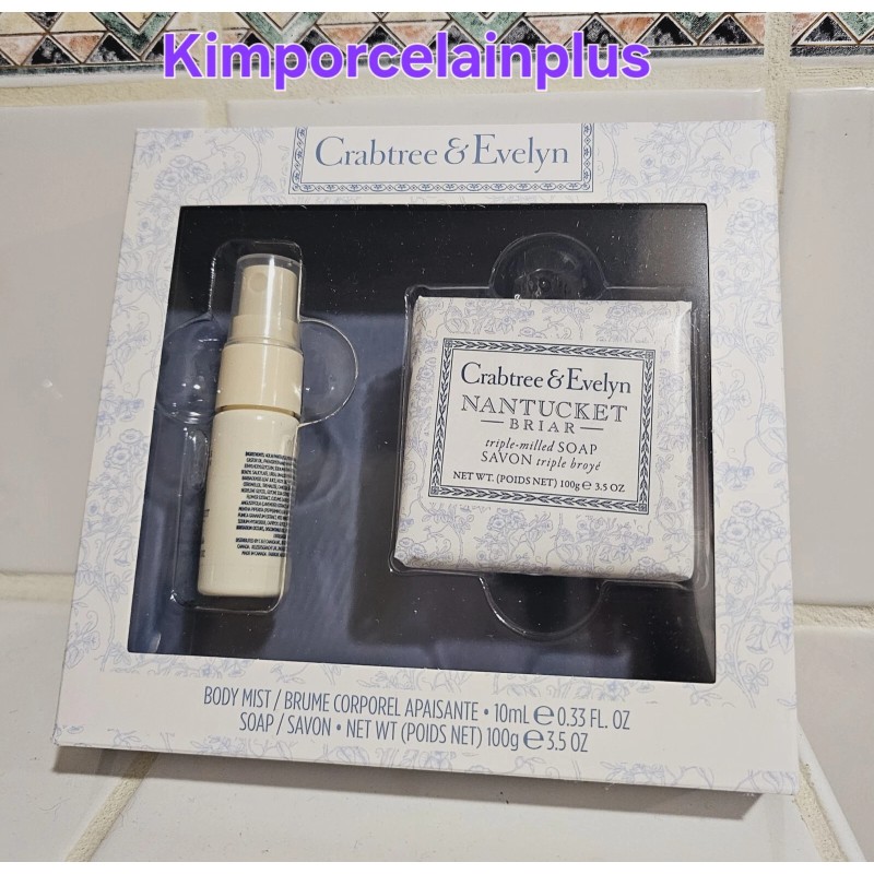 Crabtree & Evelyn NANTUCKET BRIAR Tripple Mild Soap & Body