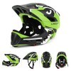 Lixada Kids Full Face Helmet Detachable Full Face Kids Bike