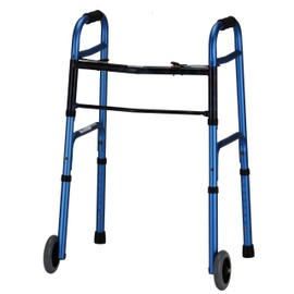 Folding Walker Color: Blue
