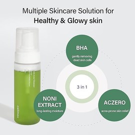 Celimax Limpiador Facial Burbujas Noni Acné Fórmula Suave Pieles Sensibles Grasas Secas Mixtas Calmante Suavizante Exfoliante 155