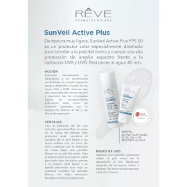 Reve Protector Solar Sunveil Fluido 50fps 50ml Active Plus