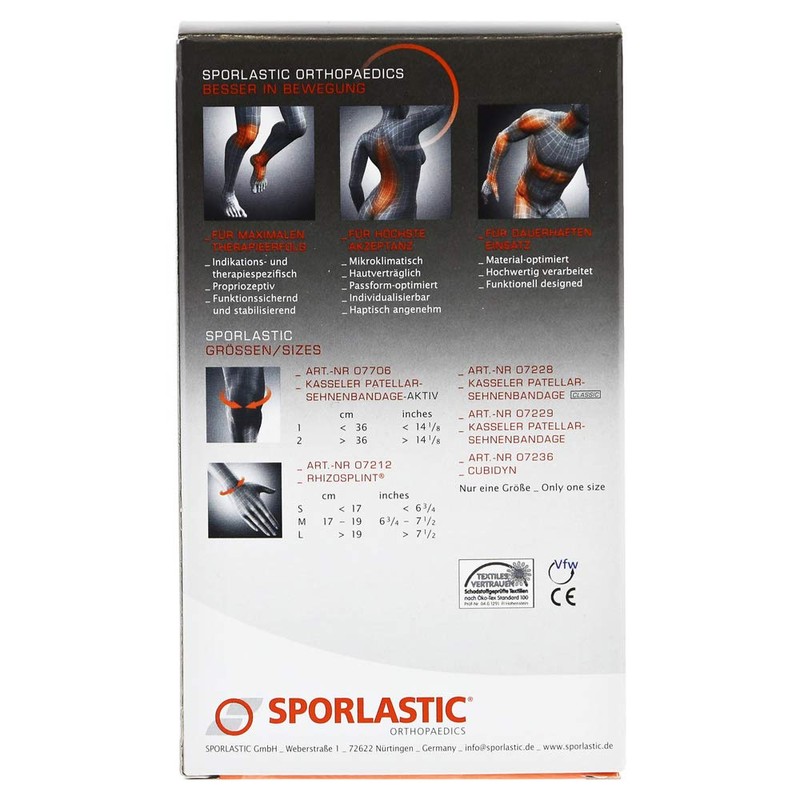 SPORLASTIC Cubidyn epicondylitis clip skin 07236, 400 g