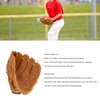 Baseball Glove Ergonomic PU Leather Baseball Mitts Softness Professional Baseball