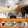 ABitmax 1000W Utility De-Icer, Chicken Water Heater, Submergible Cast Aluminum