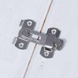 Stainless Steel Door Hasp Latch Lock for Gates and Doors Hasp - Small Size 4ea