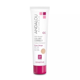 Andalou Naturals 1000 Roses CC Cream SPF 30 Sheer Beige Tinted Moisturizer 2 ...