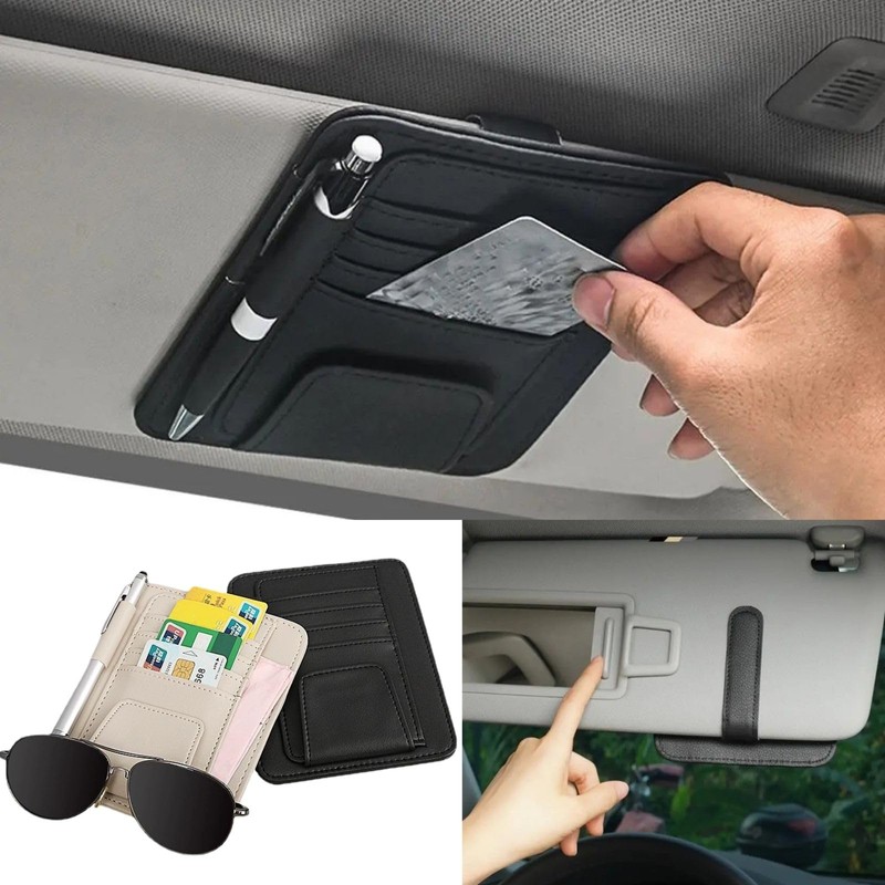 geneX Car Supplies, Car Supplies, Sun Visor Mounting, Card Holder,