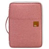 El-fmly Travel Document Organizer A4 Document Holder Zipper Portfolio Organizer