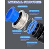 Cexovo Pack of 60 Straight Pneumatic Connectors, 6 mm Pneumatic