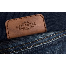 Grin&Bear Hoodie GEC703 Men's Sweat Jacket, navy