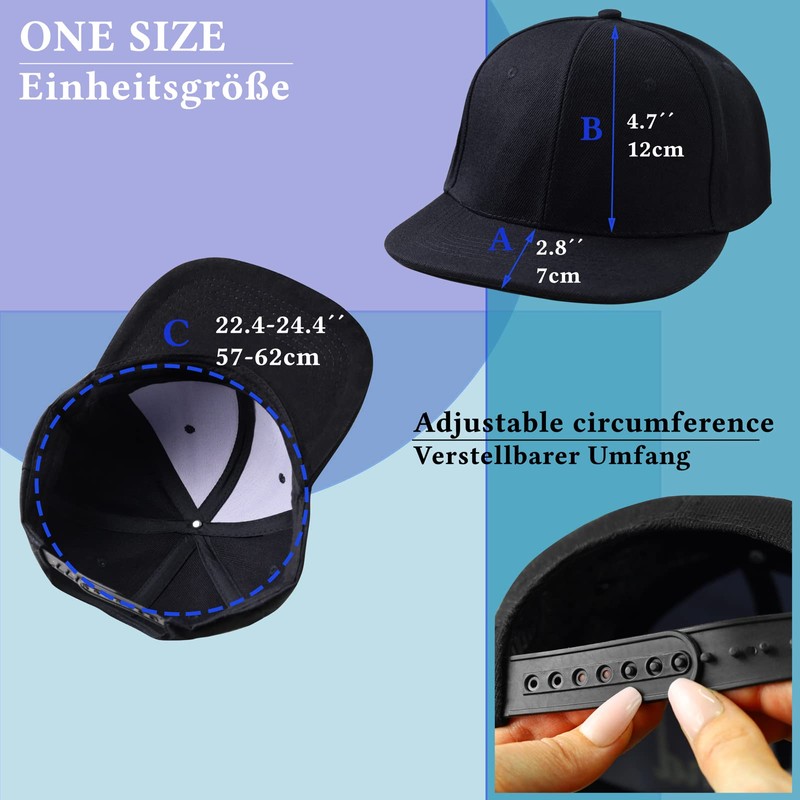 EXPRESS-STICKEREI Funny Cap with Saying | Adjustable Unisex Cap with