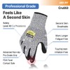 DEX FIT Level 5 Cut Resistant Gloves Cru553, 3D-Comfort Fit,