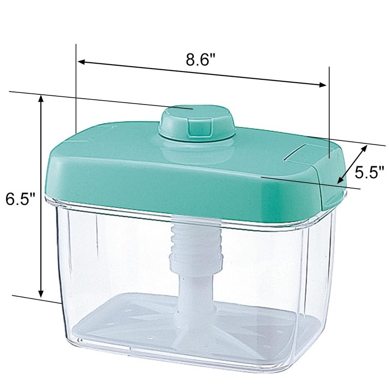 Instant Pickle Maker Vegetable Press Tsukemono Container Rectangle Made in