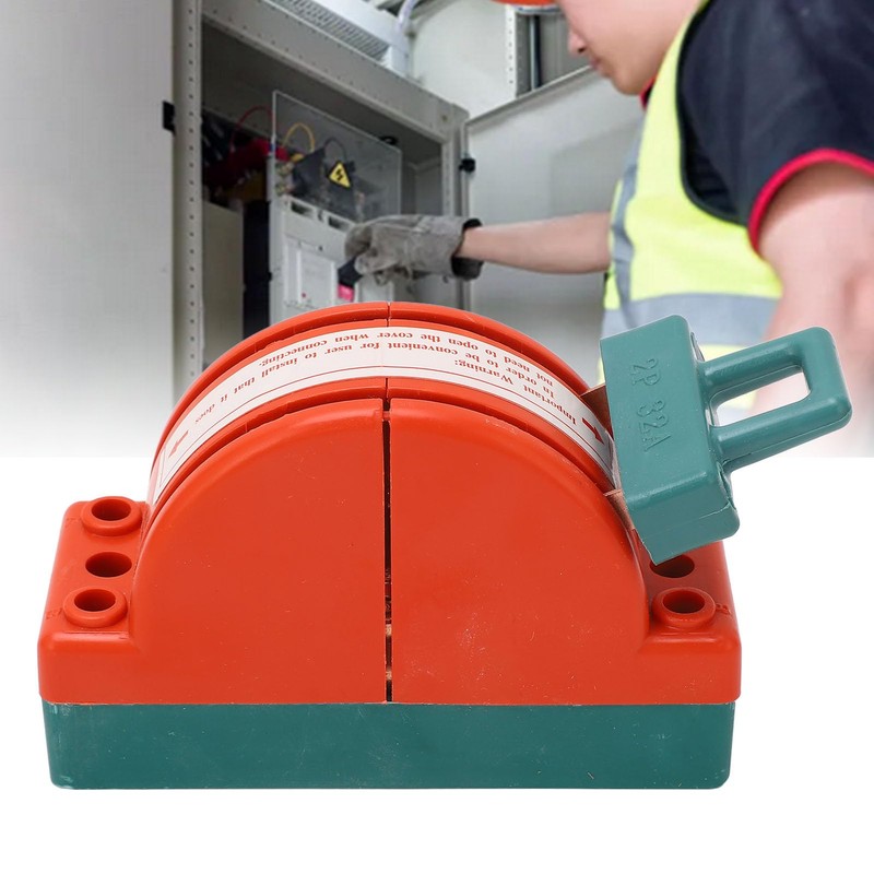 CYTGOUPER 2 Pcs 220V 32A 2 Pole Power Disconnect Knife