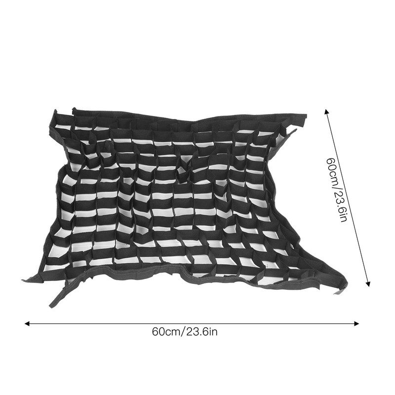 Beehive Honeycomb Grid Strip Softbox, 60x60cm Portable Softbox Cellular Grid